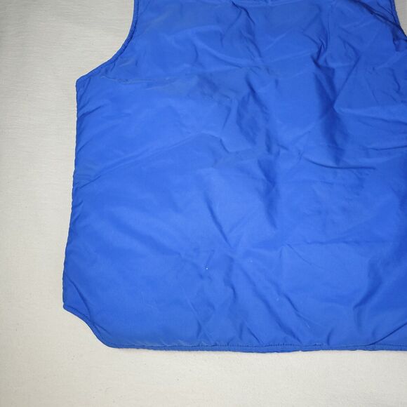 Vintage Woolrich Vest Jacket Mens Size XL Blue Gorpcore Sleeveless Broken Zipper - Picture 10 of 14